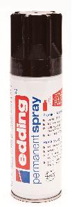 edding 5200 permanent spray - 200 ml - glans - diepzwart
