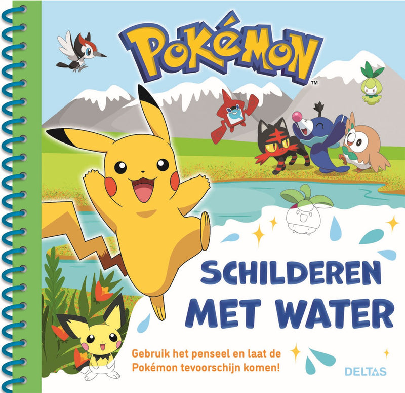 Kleurboek - Pokémon Schilderen Met Water - deel 1