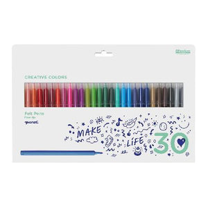 Creative Colors viltstiften - dun - 30 stuks