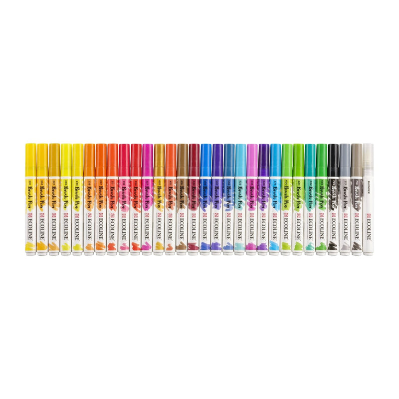 Ecoline Brush Pen set - 30 stuks - set A