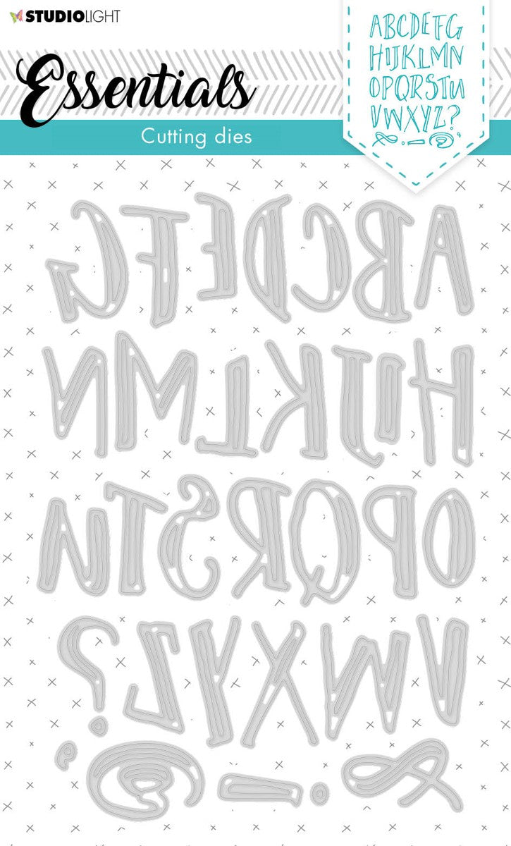 cutting die alphabet mixed media - nr. 391