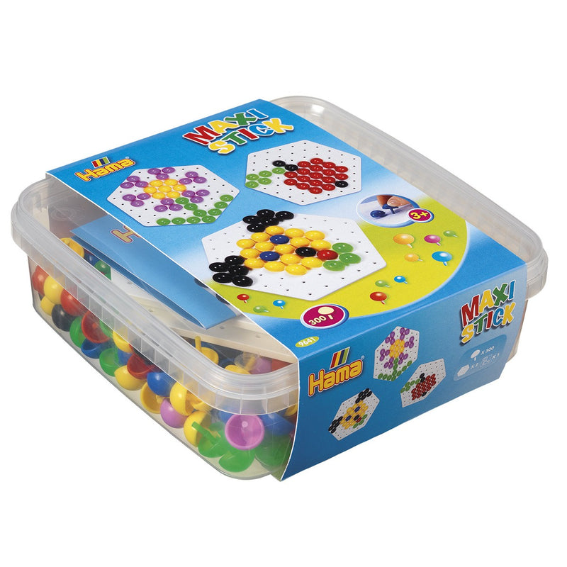 Hama Maxi Stick - set - 300 stuks + onderplaten