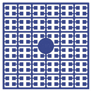 Pixelmatje - korenbloemblauw donker 110