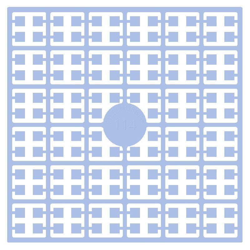 Pixelmatje - babyblauw heel licht 114