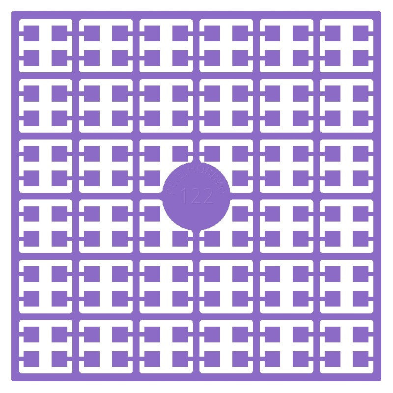 Pixelmatje - lavendel donker 122