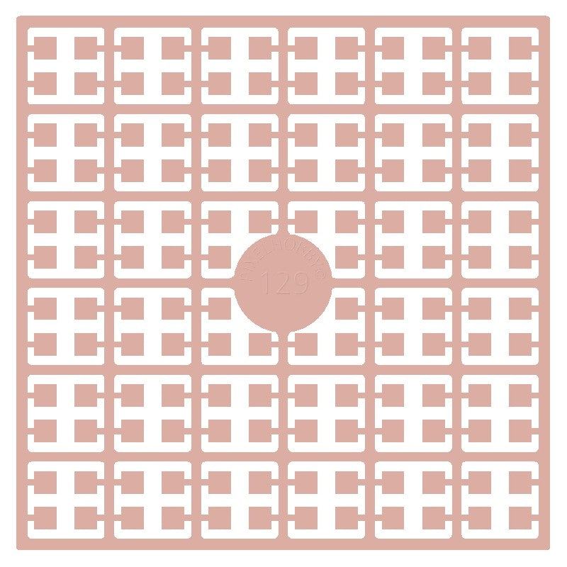 Pixelmatje - schelpenroze heel licht 129