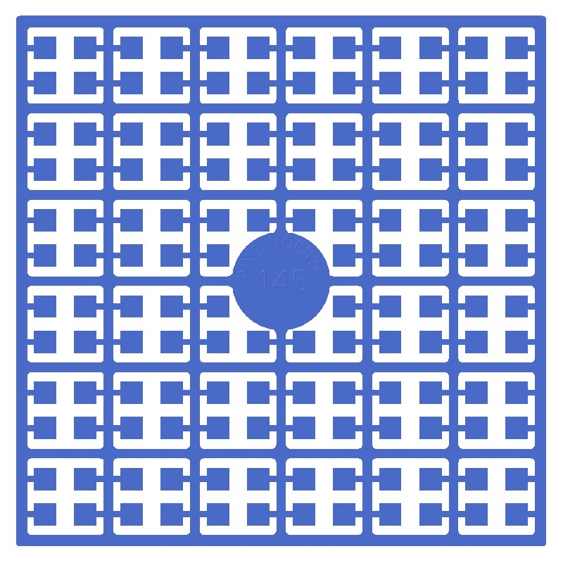 Pixelmatje - marineblauw heel licht 145