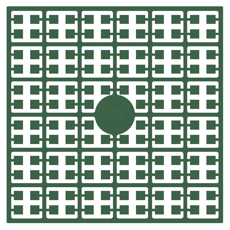 Pixelmatje - pistachegroen donker 162