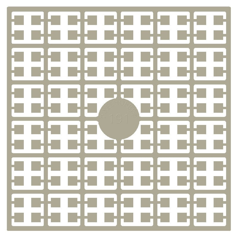 Pixelmatje - knoflookwit 191