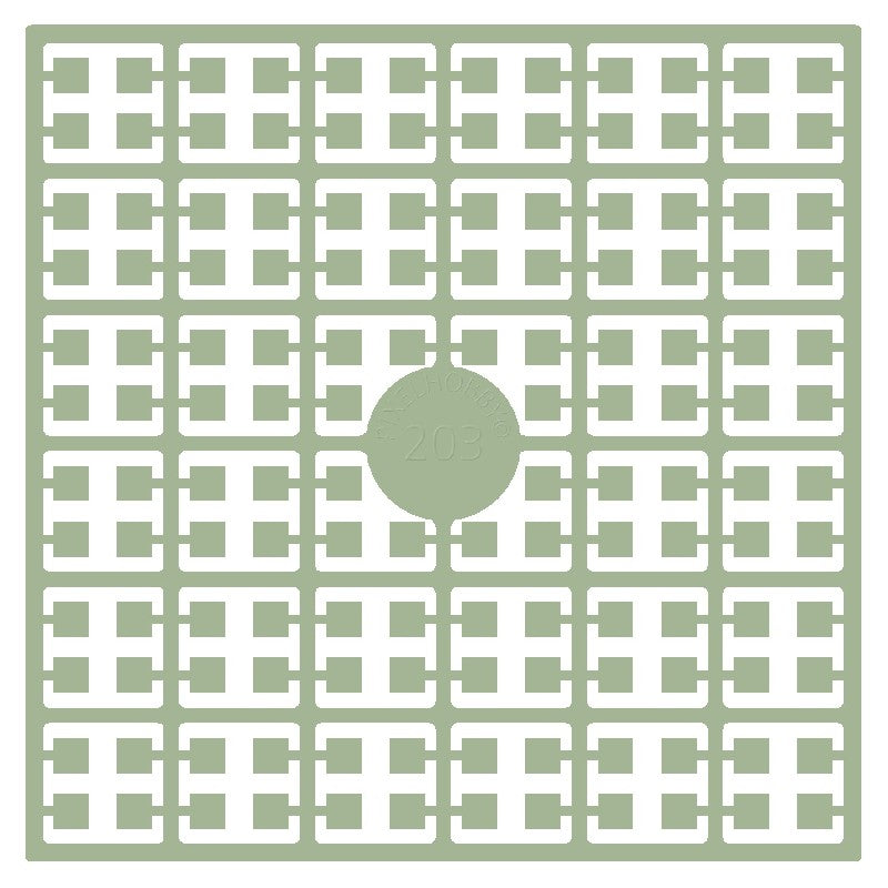Pixelmatje - varengroen extra licht 203