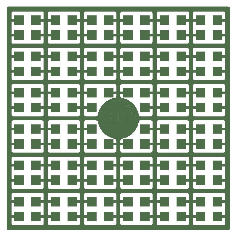 Pixelmatje - basilicumgroen 211