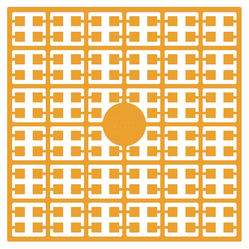 Pixelmatje - mandarijnoranje 266