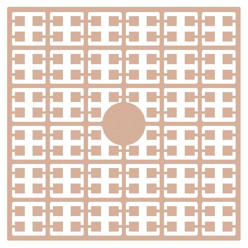 Pixelmatje - beigeroze 273