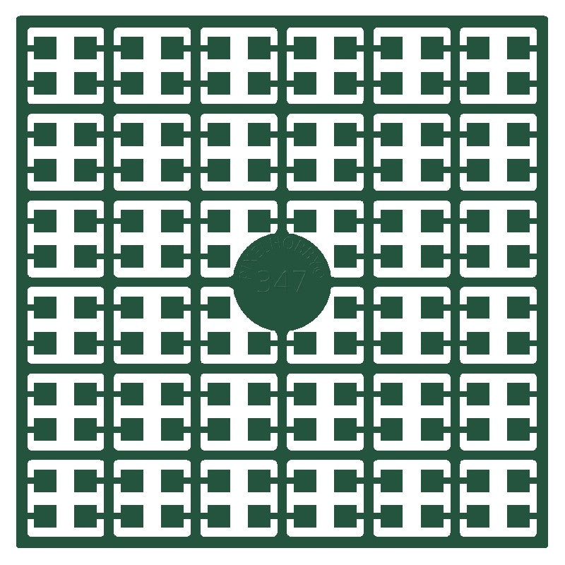 Pixelmatje - eucalyptusgroen 347