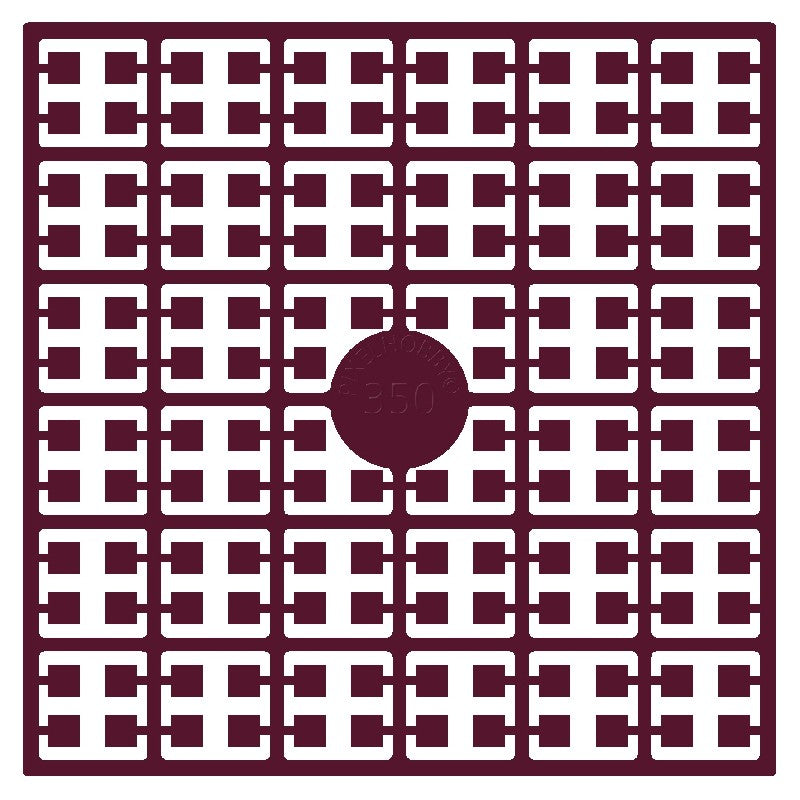 Pixelmatje - roodpaars 350
