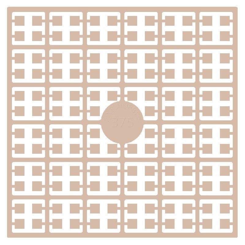 Pixelmatje - perzik licht 375