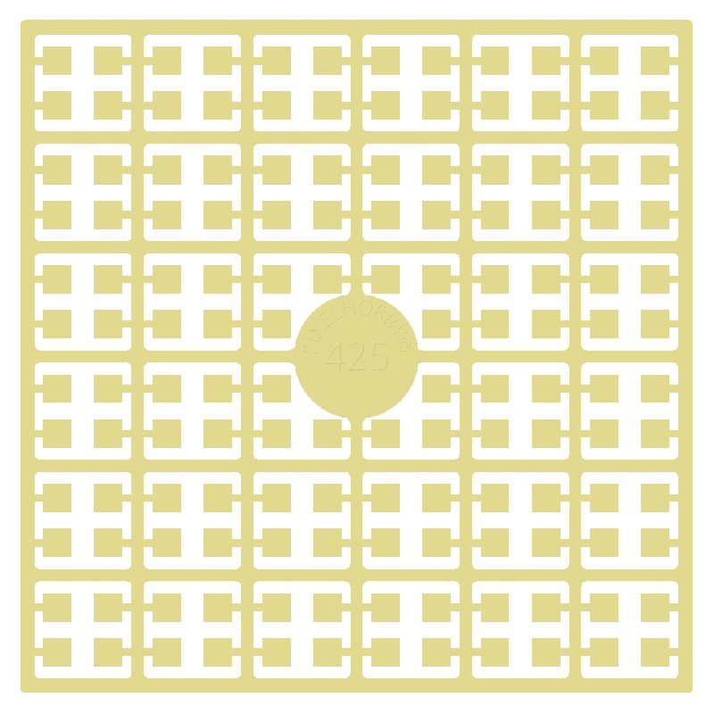 Pixelmatje - bleekgeel licht 425