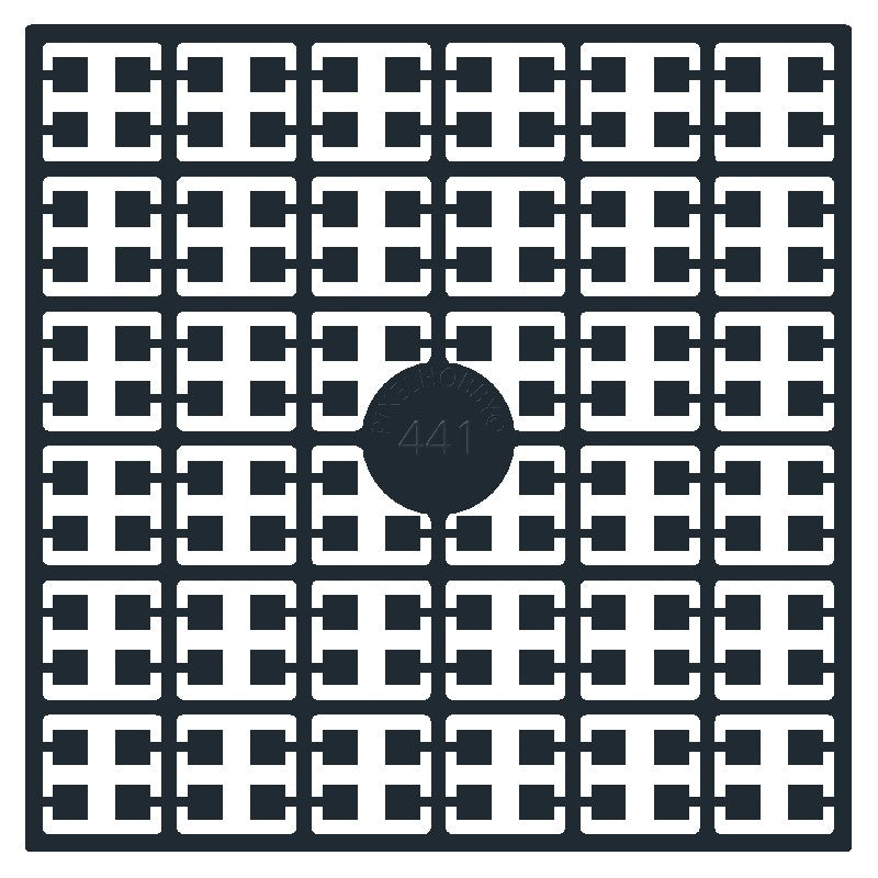 Pixelmatje - blauwzwart 441
