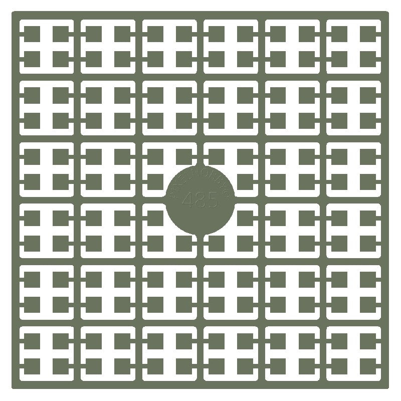 Pixelmatje - wolvengrijs 485