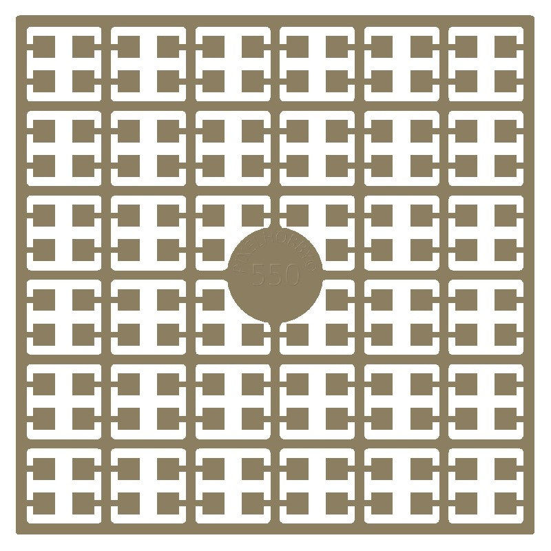 Pixelmatje - mokkabeige middel 550