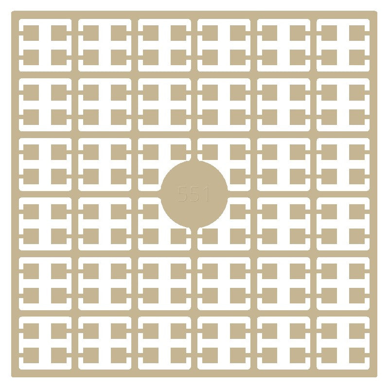 Pixelmatje - mokkabeige licht 551