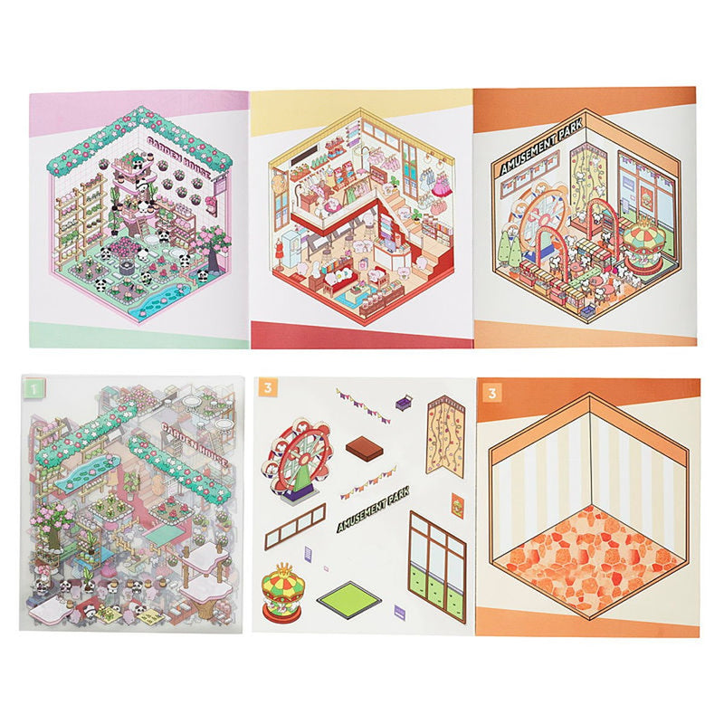 Panduro cozy stickers - rooms