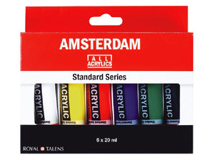 Amsterdam acrylverf set - 6 stuks