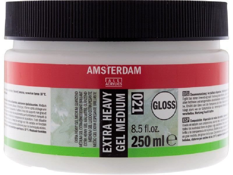 Amsterdam gel medium - 250 ml - extra heavy - glans