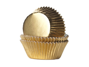 House of Marie - baking cups - foil goud