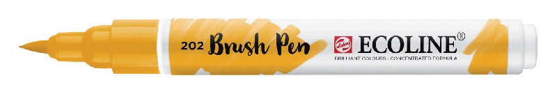 Ecoline Brush Pen - donkergeel 202