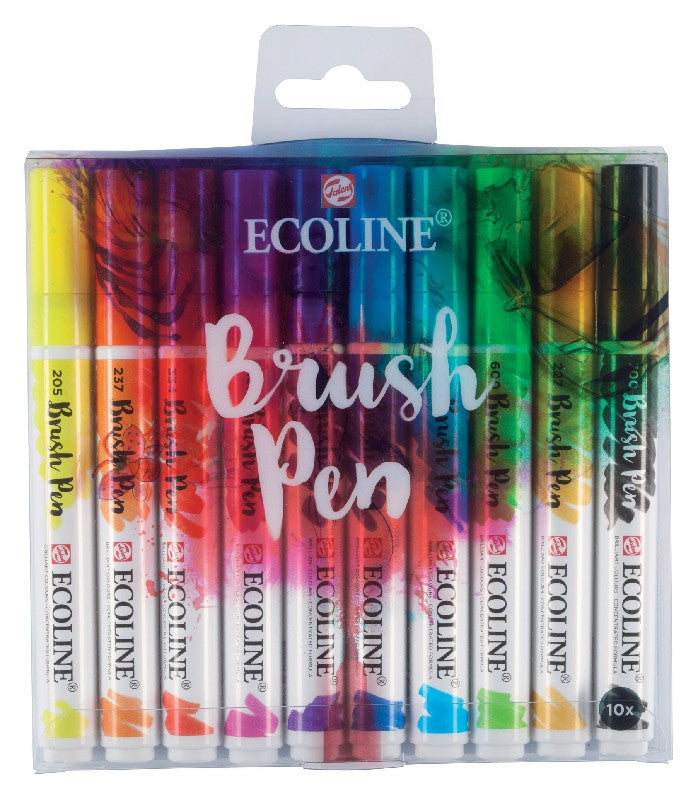 Ecoline Brush Pen set - 10 stuks