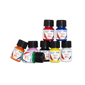 Plakkaatverf - ready mix - 8x 30 ml