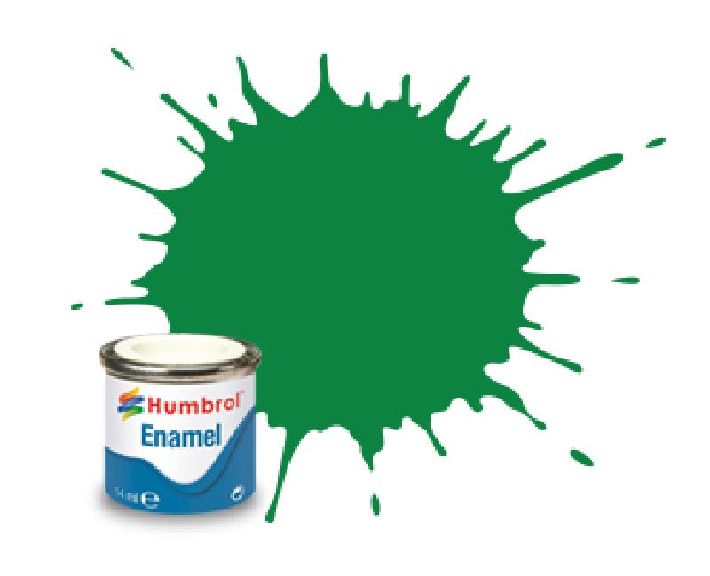 Humbrol 02 enamel - 14 ml smaragdgroen hoogglans