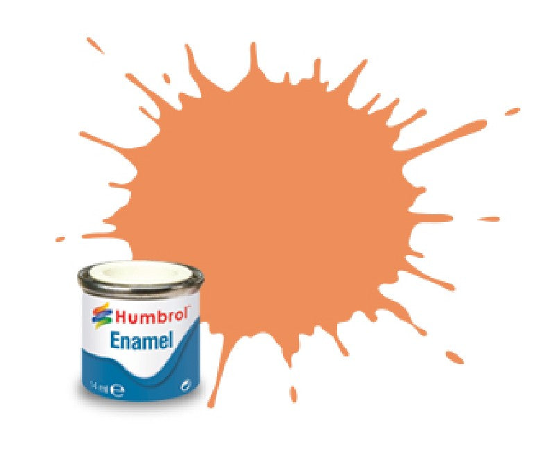 Humbrol 61 enamel - 14 ml lichtoranje mat