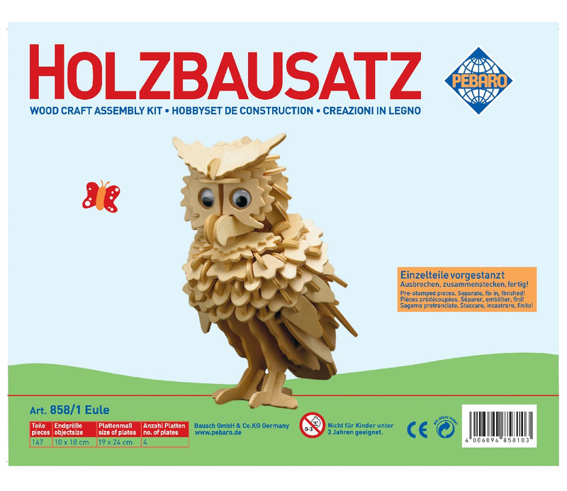 Houten bouwpakket - Uil