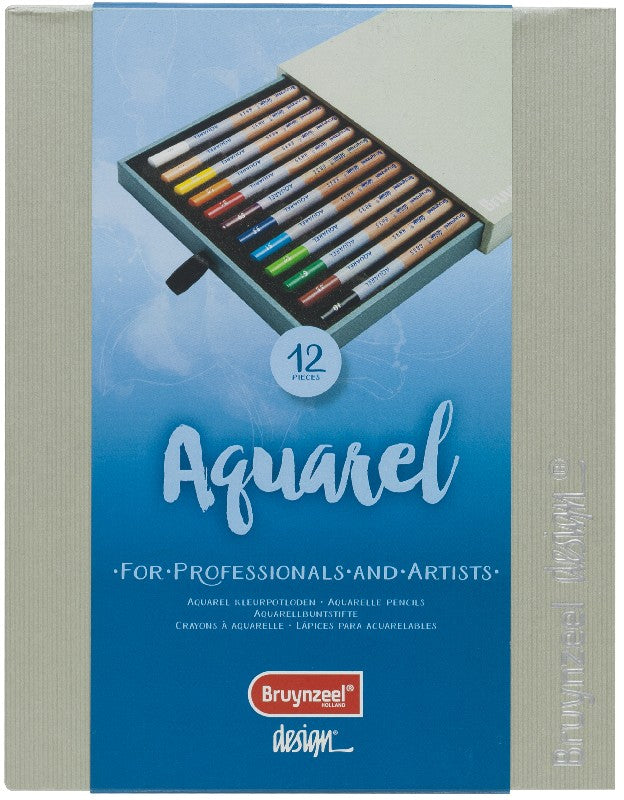 Bruynzeel Design - aquarelpotloden - 12 stuks