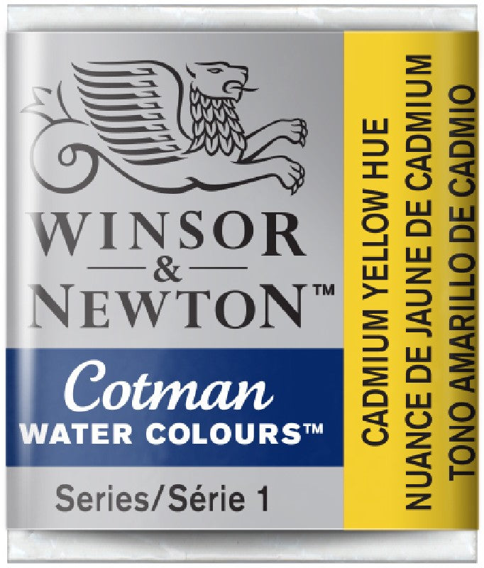 W&N Cotman Watercolours - half napje - cadmium yellow hue