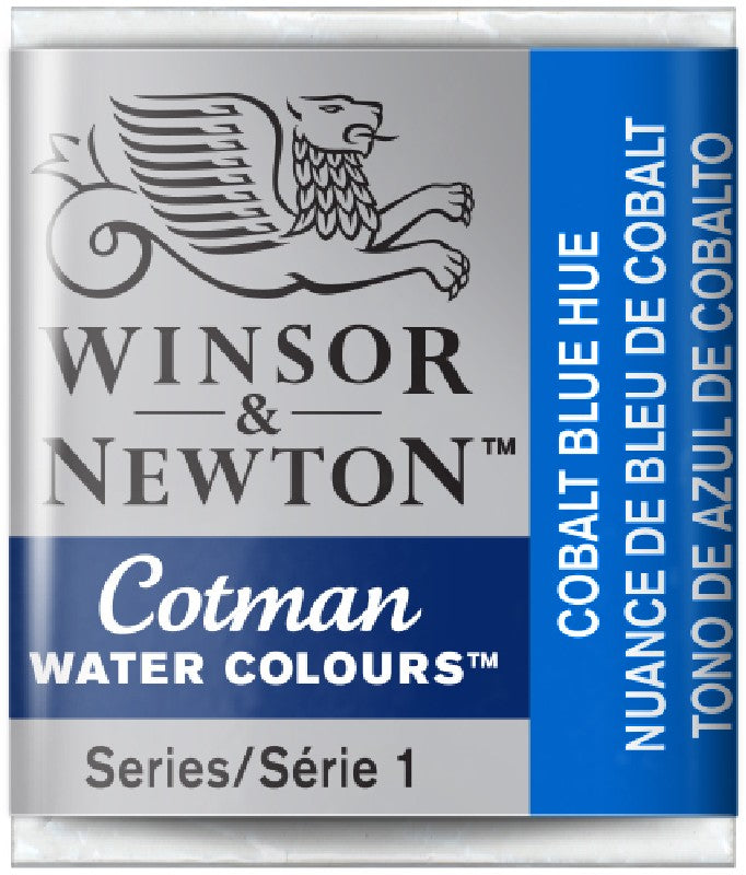 W&N Cotman Watercolours - half napje - colbalt blue hue