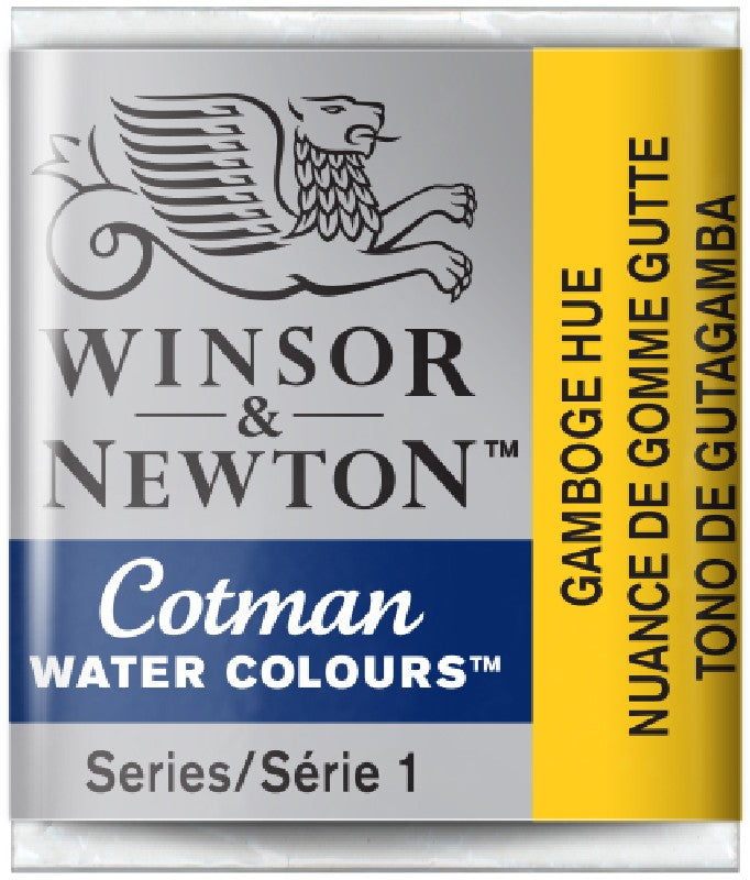 W&N Cotman Watercolours - half napje - gamboge hue