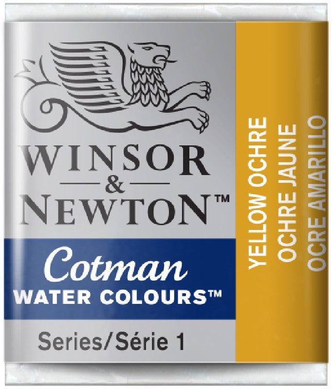 W&N Cotman Watercolours - half napje - yellow ochre