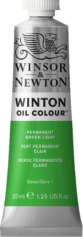 W&N Winton oil - 37 ml - permanent green light
