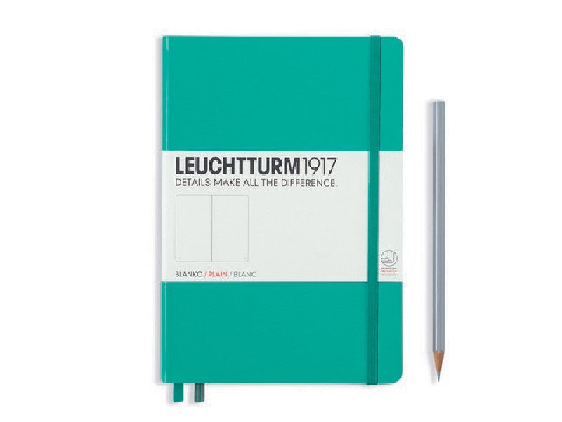 LEUCHTTURM1917 - notebook A5 - blanco - turquoise