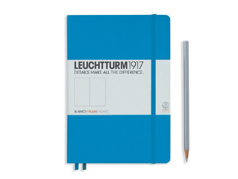 LEUCHTTURM1917 - notebook A5 - blanco - blauw