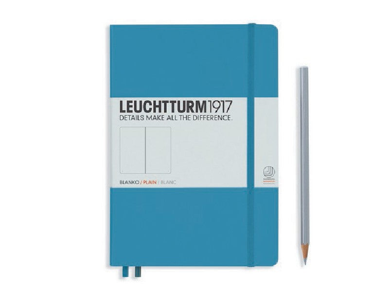 LEUCHTTURM1917 - notebook A5 - blanco - lichtblauw
