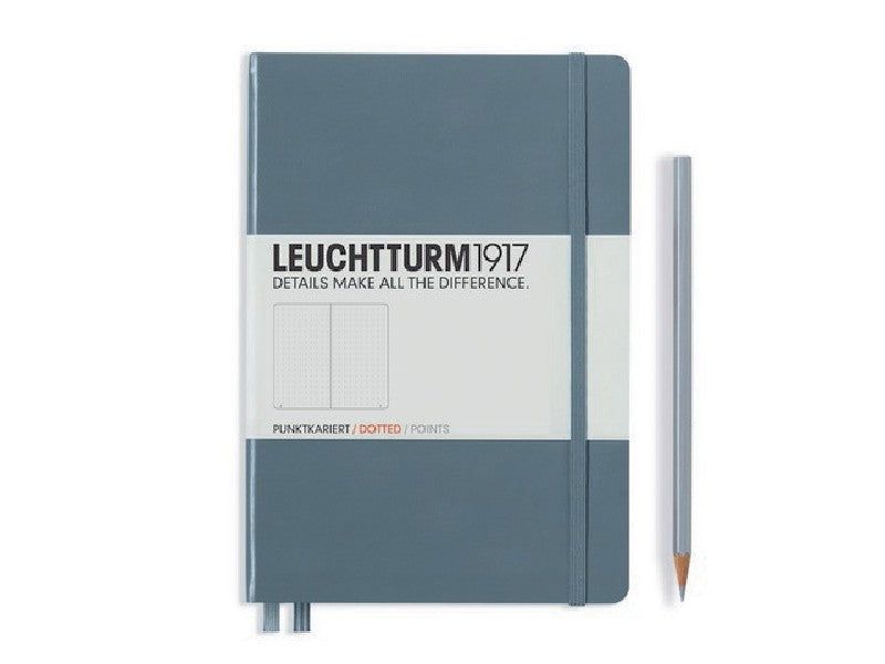LEUCHTTURM1917 - notebook A5 - stipjes - antraciet
