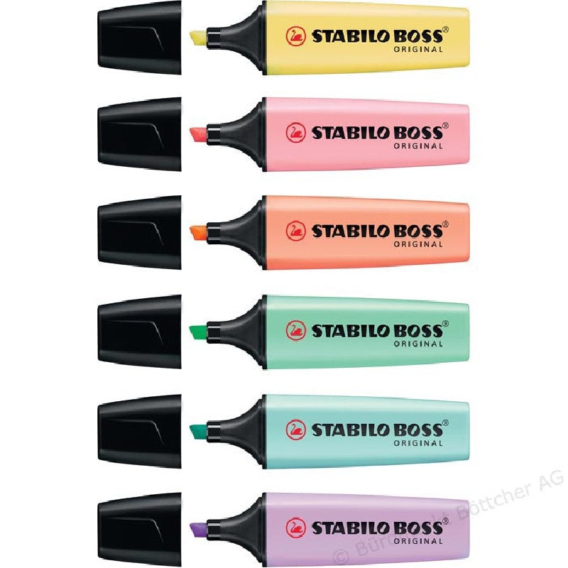 STABILO BOSS ORIGINAL - 6 stuks - pastel