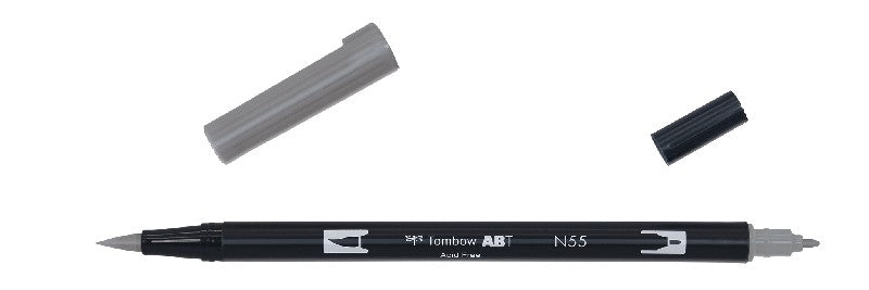 Tombow ABT Dual Brush Pen - N55 cool grey