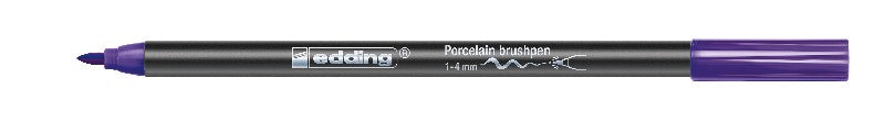 edding 4200 porcelain brushpen - 1 tot 4 mm - paars
