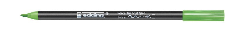 edding 4200 porcelain brushpen - 1 tot 4 mm - lichtgroen