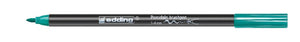 edding 4200 porcelain brushpen - 1 tot 4 mm - turquoise